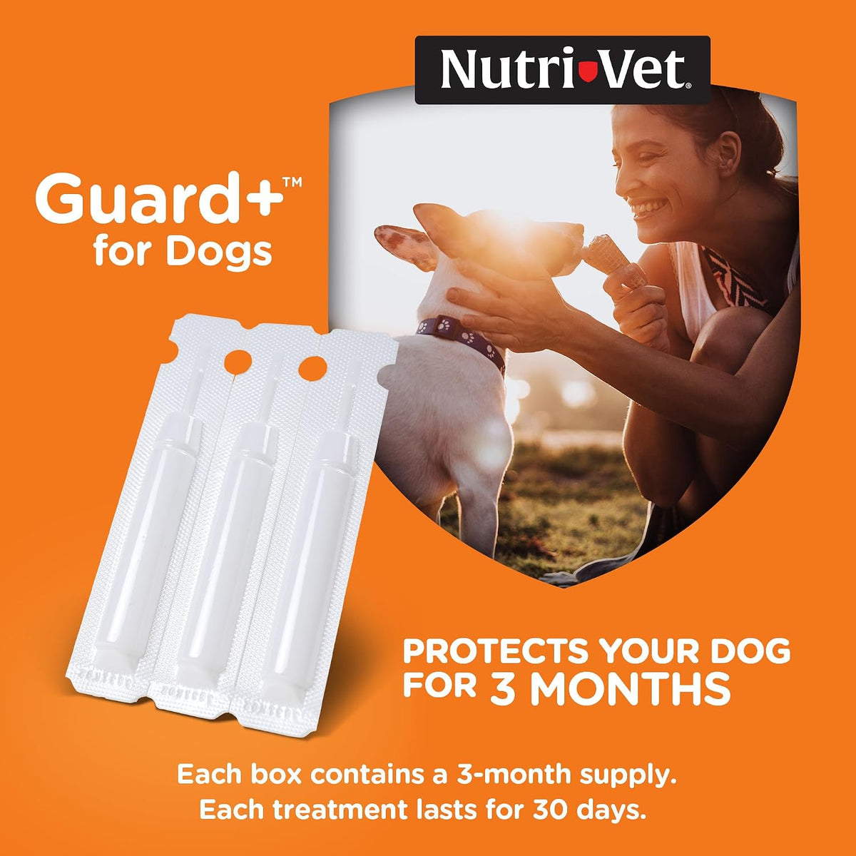 Guard+ Spot On for Dogs 5-22 lbs, Flea Treatment, 3 Doses