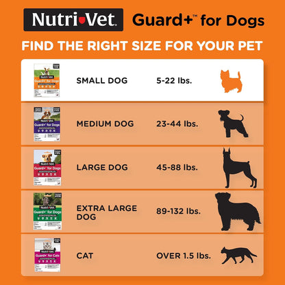 Guard+ Spot On for Dogs 5-22 lbs, Flea Treatment, 3 Doses