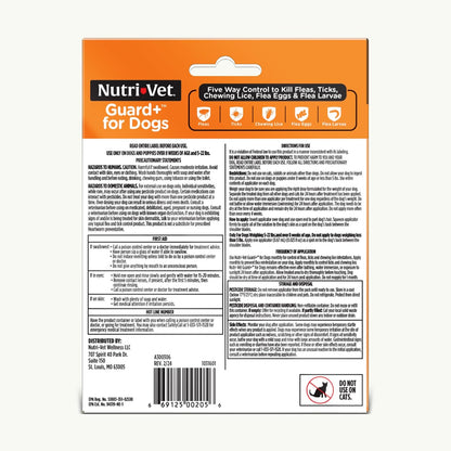 Guard+ Spot On for Dogs 5-22 lbs, Flea Treatment, 3 Doses