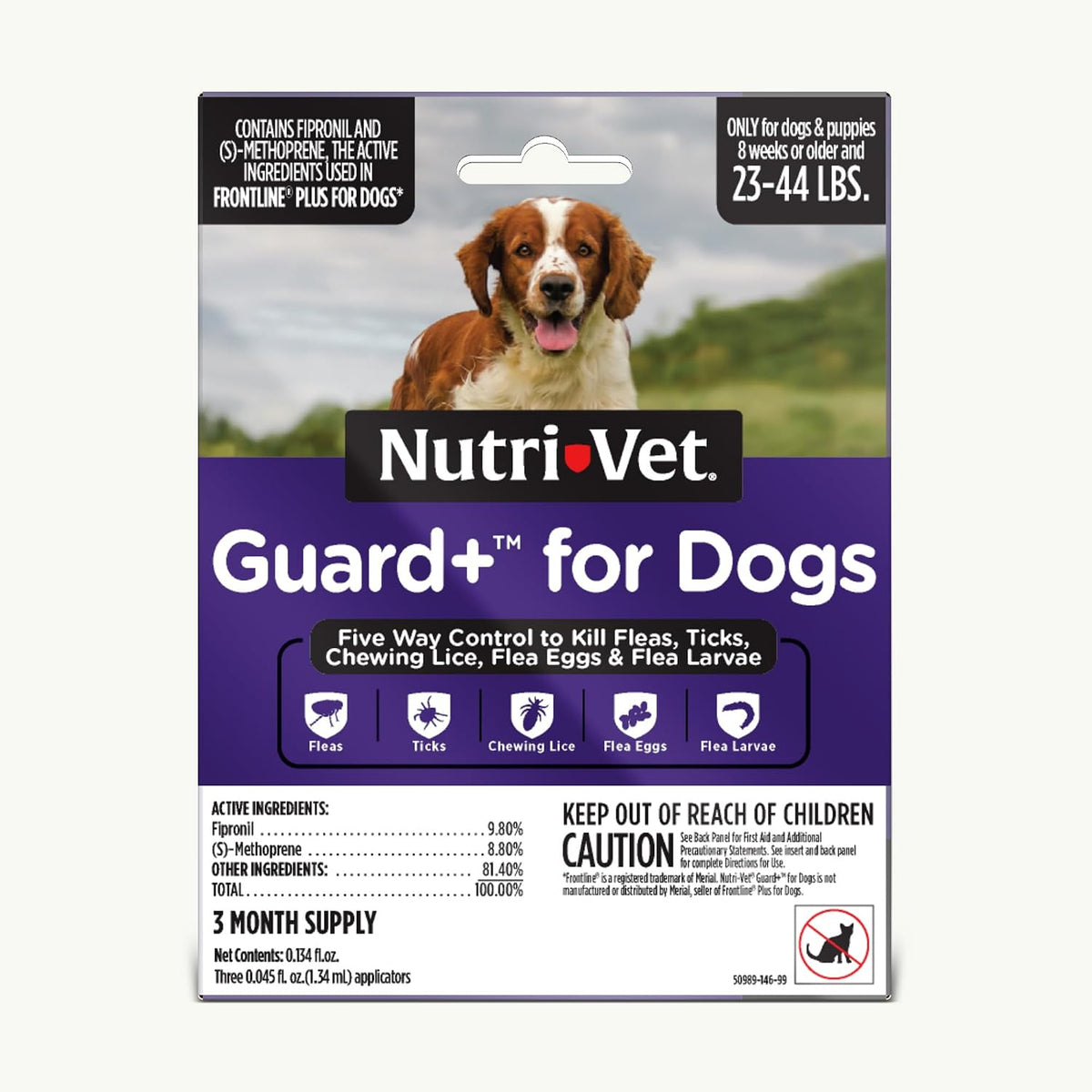 Guard+ Spot On for Dogs 5-22 lbs, Flea Treatment, 3 Doses