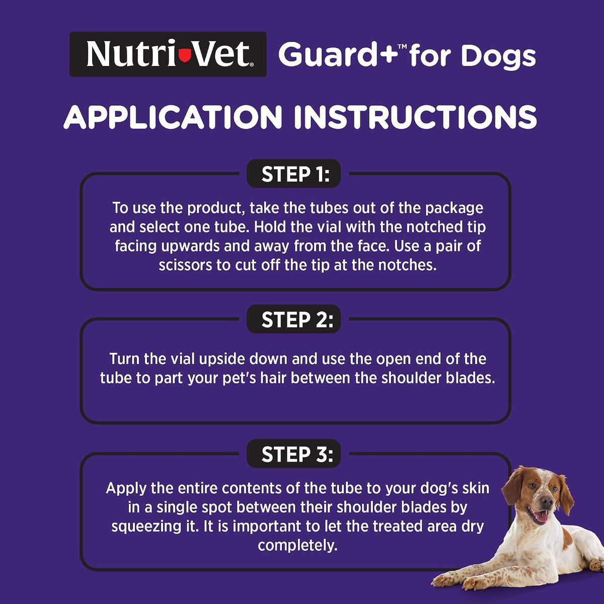Guard+ Spot On for Dogs 5-22 lbs, Flea Treatment, 3 Doses