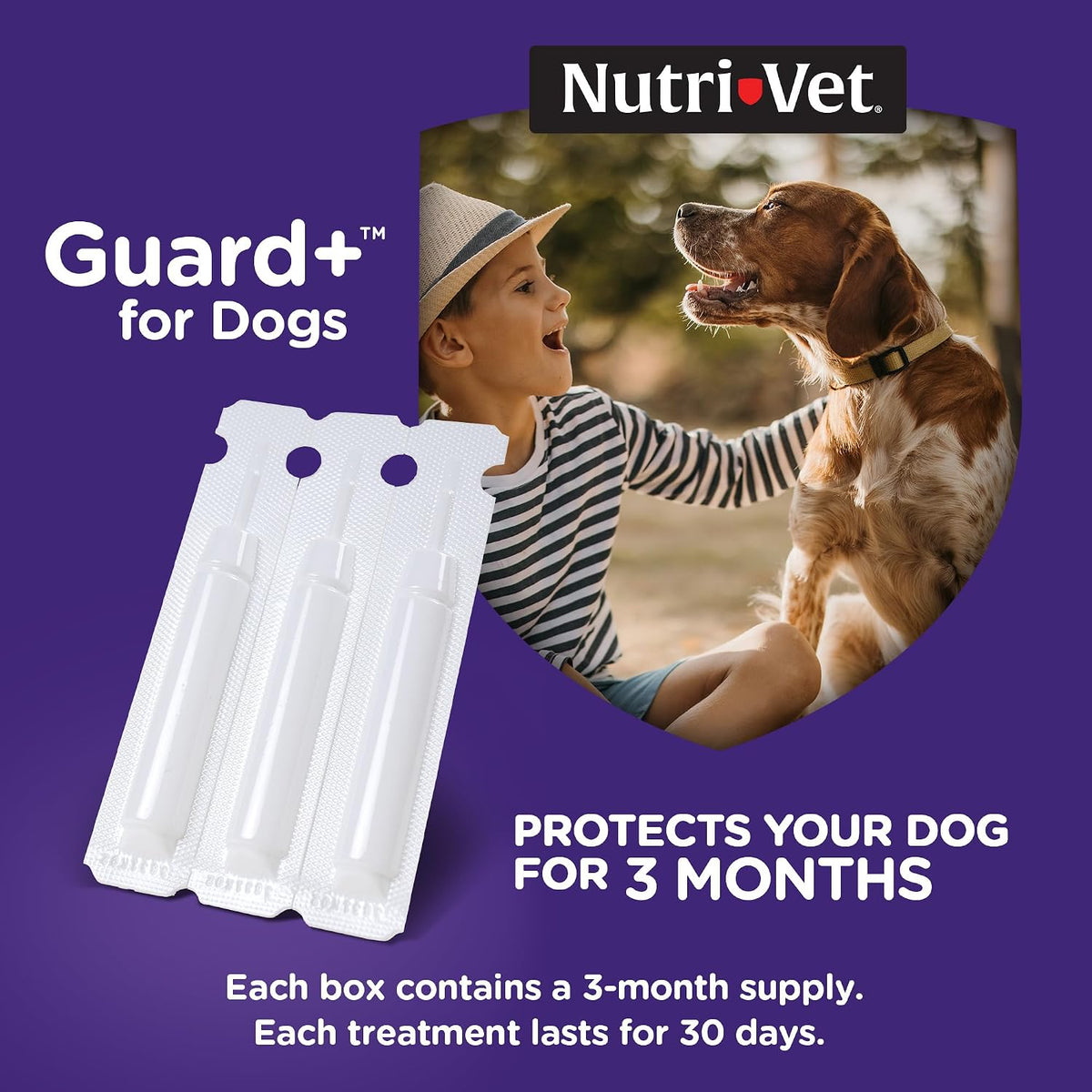 Guard+ Spot On for Dogs 5-22 lbs, Flea Treatment, 3 Doses