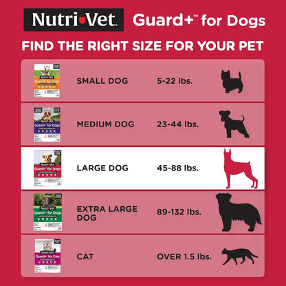 Guard+ Spot On for Dogs 5-22 lbs, Flea Treatment, 3 Doses