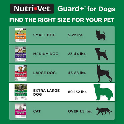 Guard+ Spot On for Dogs 5-22 lbs, Flea Treatment, 3 Doses
