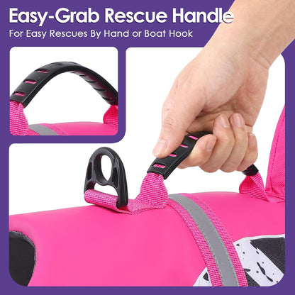 Dog Life Jacket - Shark Safety Vest for Swimming & Boating