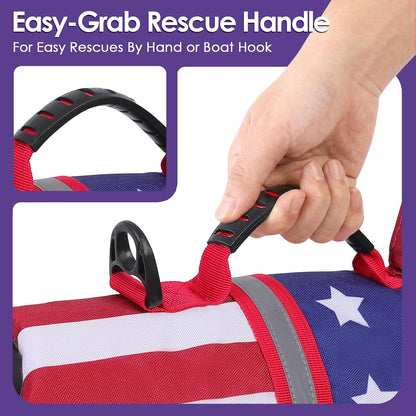 Dog Life Jacket - Shark Safety Vest for Swimming & Boating