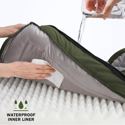 Orthopedic Dog Beds Large Sized, XL Washable Dog Sofa with Egg-Crate Foam, Waterproof Lining and Non-Skid Bottom