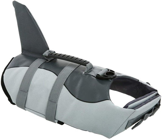 Dog Life Jacket, Cute Shark Dog Life Vest for Swimming & Boating