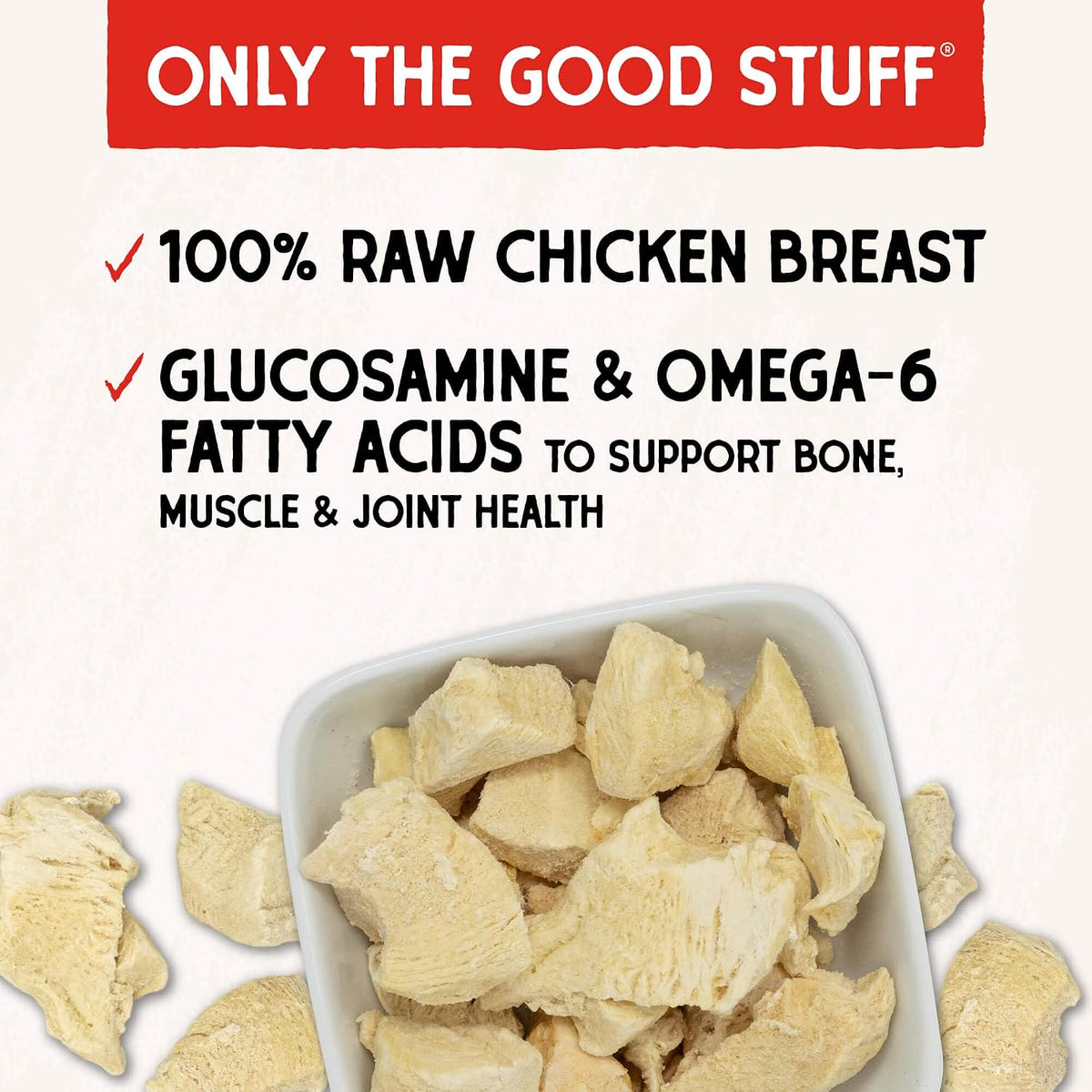 Freeze-Dried Raw Lamb Heart Dog Treats - Single Ingredient, No Additives - Premium Training Treats - Perfect For Picky Eaters - 3oz Bag