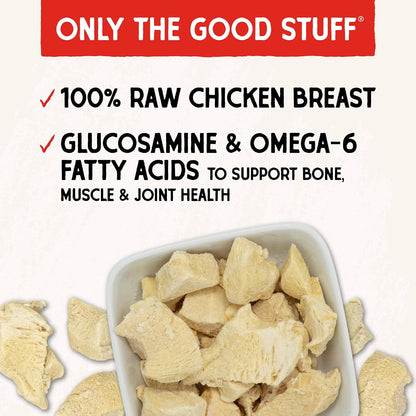 Freeze-Dried Raw Lamb Heart Dog Treats - Single Ingredient, No Additives - Premium Training Treats - Perfect For Picky Eaters - 3oz Bag