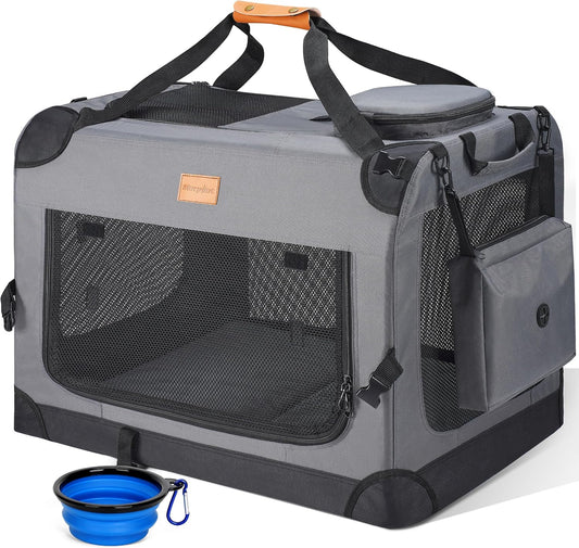 24-inch Portable Collapsible Dog Crate for Small Dogs up to 27lbs