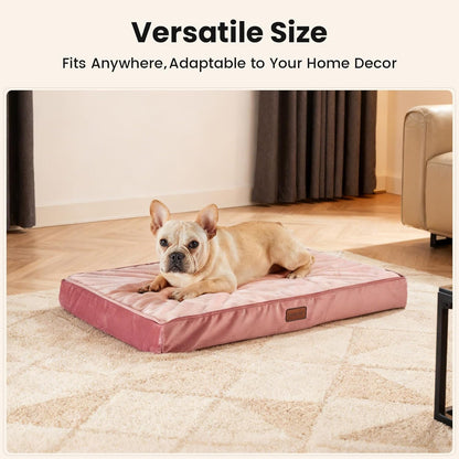 Orthopedic Waterproof Large Dog Bed, Memory Foam, 41 inch-XL(Gray)