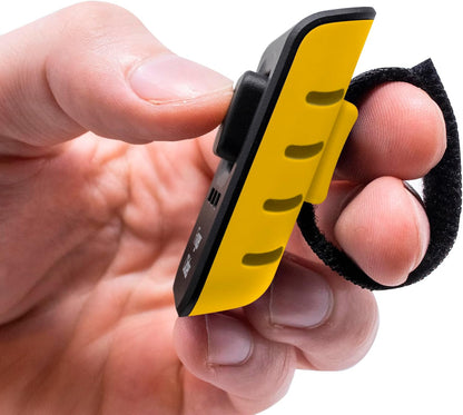 Educator E-Collar Adjustable Dog Training Finger Clicker, Yellow