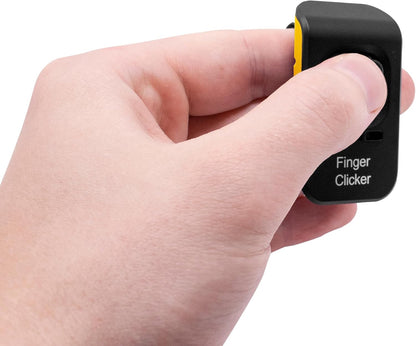 Educator E-Collar Adjustable Dog Training Finger Clicker, Yellow