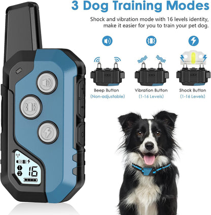 Shock Collar for Dogs, Dog Training Collar with Remote, 3 Modes