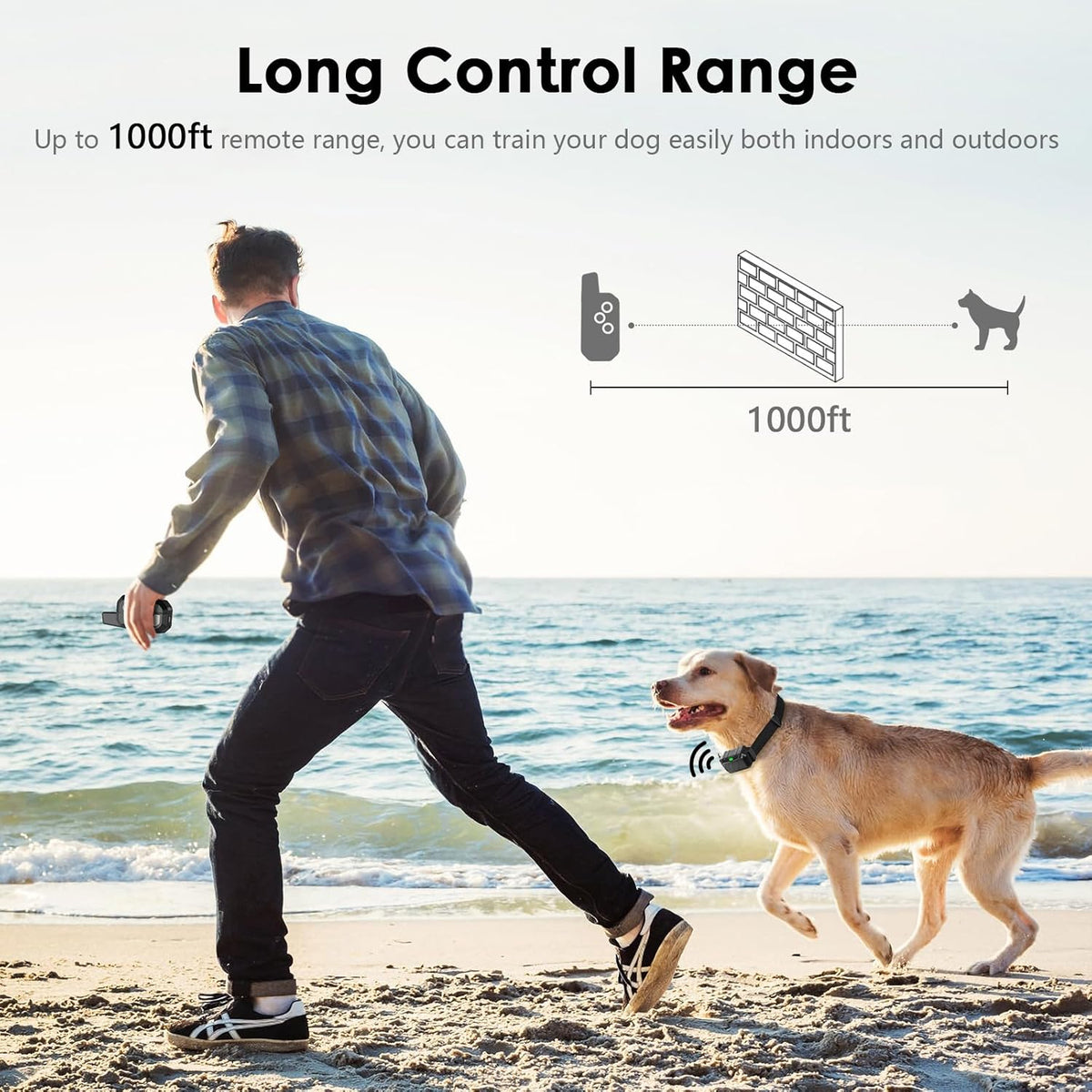 Shock Collar for Dogs, Dog Training Collar with Remote, 3 Modes