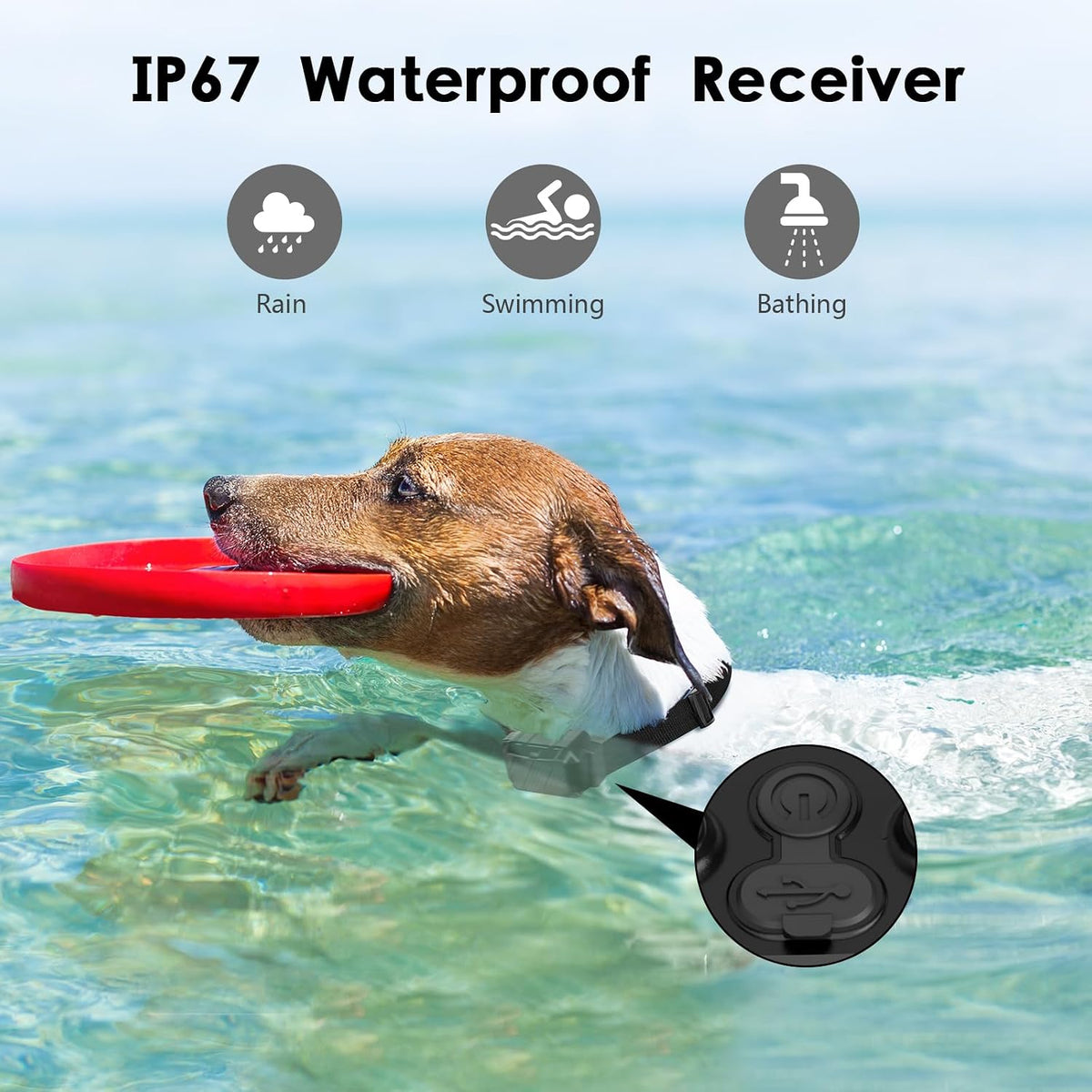 Shock Collar for Dogs, Dog Training Collar with Remote, 3 Modes