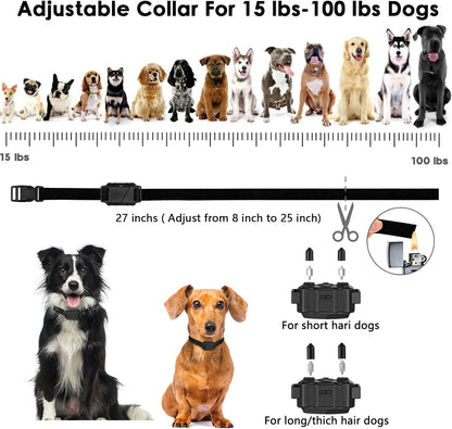 Shock Collar for Dogs, Dog Training Collar with Remote, 3 Modes