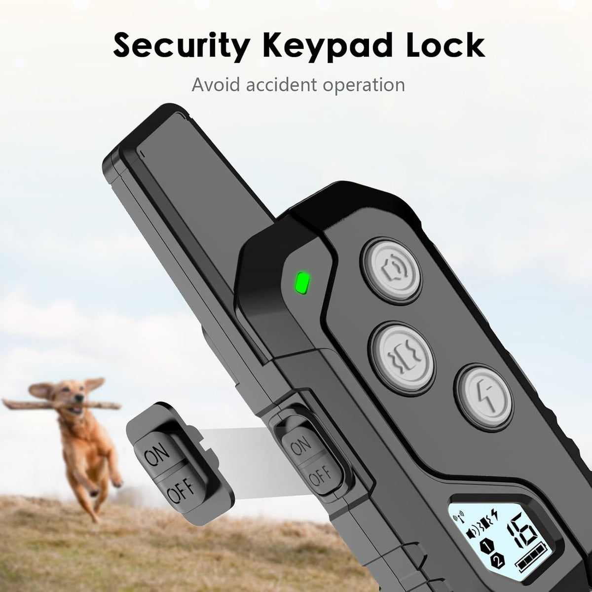 Shock Collar for Dogs, Dog Training Collar with Remote, 3 Modes