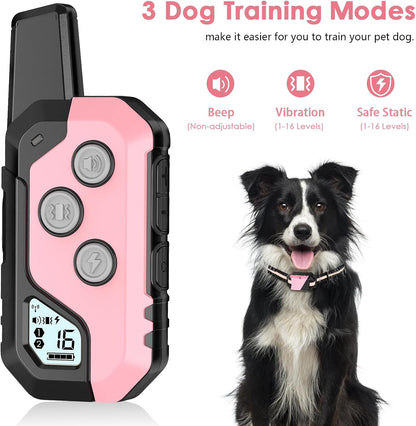 Shock Collar for Dogs, Dog Training Collar with Remote, 3 Modes