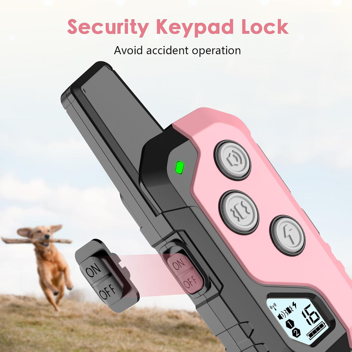 Shock Collar for Dogs, Dog Training Collar with Remote, 3 Modes
