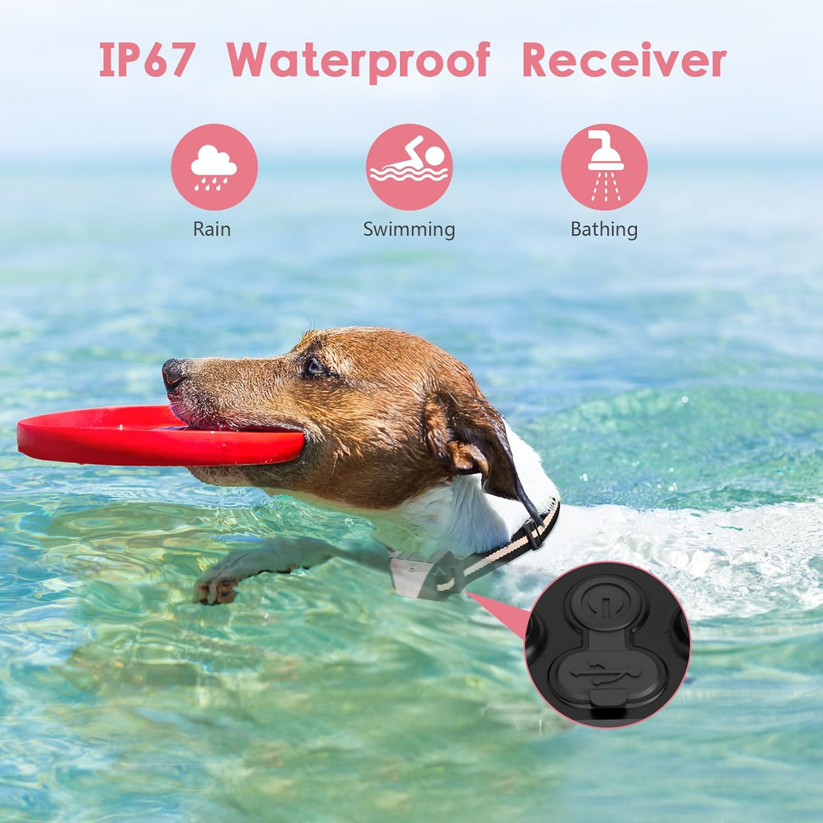 Shock Collar for Dogs, Dog Training Collar with Remote, 3 Modes