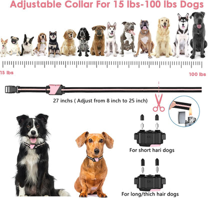 Shock Collar for Dogs, Dog Training Collar with Remote, 3 Modes