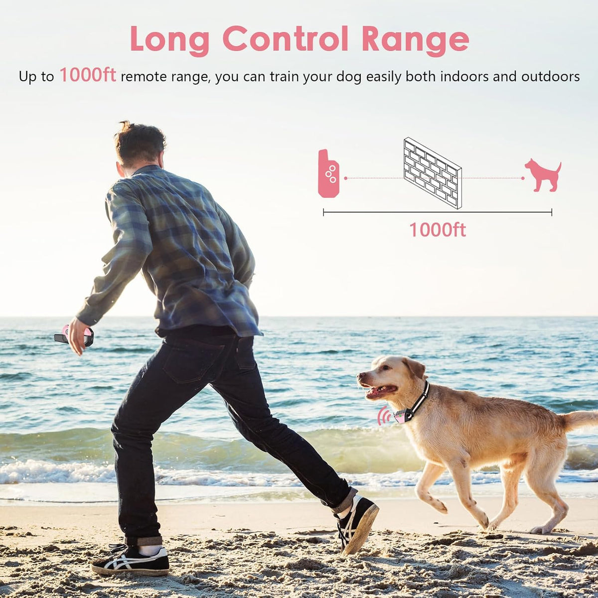 Shock Collar for Dogs, Dog Training Collar with Remote, 3 Modes