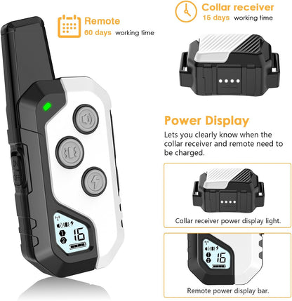Shock Collar for Dogs, Dog Training Collar with Remote, 3 Modes
