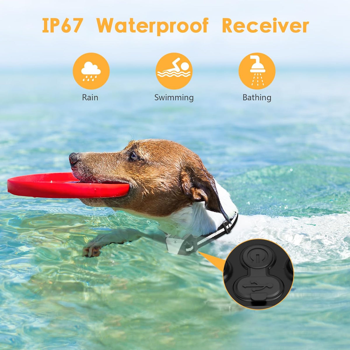 Shock Collar for Dogs, Dog Training Collar with Remote, 3 Modes