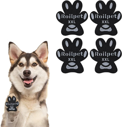 Dog Paw Protector Anti-Slip Pads, Toe Grips for Senior Dogs to Prevent Slipping on Hardwood Floors, Stronger Self-Adhesive Paw Pad Provide Traction for Elderly, Injured Pets (12 Sets - 48Pads, XL)