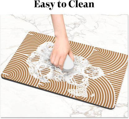 Dog Food Mats for Floors, Absorbent Dog Bowl Mat for Food and Water Dispenser, Quick Dry Cat Food Mat Pet Supplies
