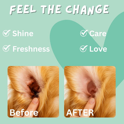 100 Finger Wipes - Pet Dental Wipes for Dogs & Cats - Dog Teeth Cleaning Powder & Toothpaste Alternative - Dog & Cat Teeth Cleaning Wipes - Freshen Breath & Reduce Plaque