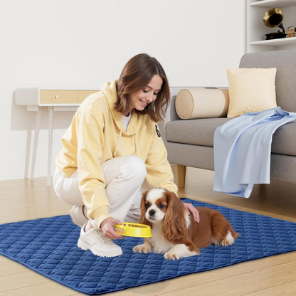 Smiry Waterproof Dog Bed Cover Blanket 30x70, Soft Reversible Pet Blanket, Washable Leakproof Cats Dogs Couch Cover for Sofa, Couch, Furniture, Grey/Dark Grey