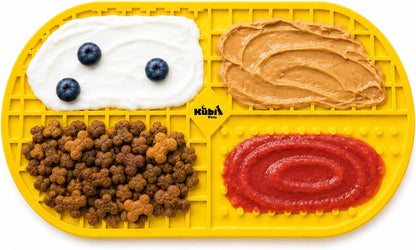 Ovalicious Slow Feeder Lick Mat for Dogs – Interactive & Dishwasher Safe