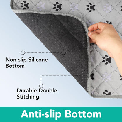 FURWEY 2 Pack Extra Large 72"X72" Washable Pee Pads for Dogs Super Absorbent Dog Training Pads Non-Slip Waterproof Pet Training Pads Mats Whelping Pads for Dogs Cats Puppy