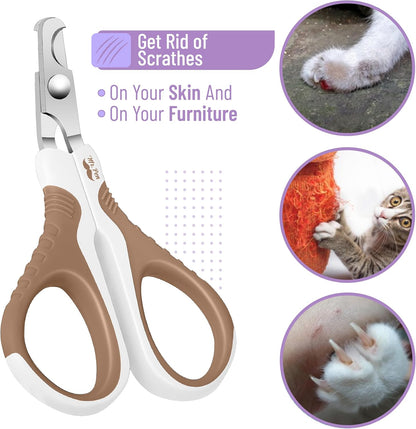 Mr. Pen- Cat Nail Clipper, Stainless Steel, Professional Sharp Cat Claw Trimmer for Small and Medium Cats, Pet Nail Clipper with Sturdy Non Slip Handle