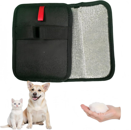 2 PC Pet hair removal glove,Electrostatic cat hair remover,Re-used dog hair remove gloves,Suitable for Couch, Furniture, Carpet, car seat,Update pet hair remover mitten,Suitable for school-going dogs