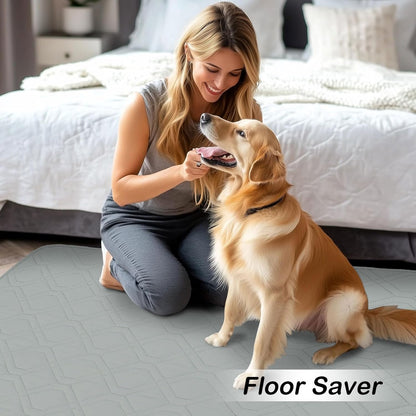 hyha Waterproof Dog Bed Blanket, Soft Pet Blankets, Waterproof Couch Cover for Dogs, Reversible Sofa Covers Washable for Furniture (30x70 Inch, Taupe/Beige)