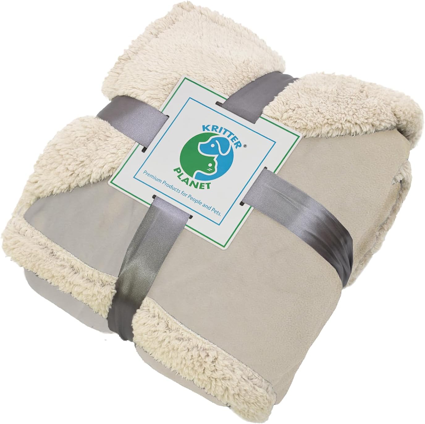 Kritter Planet Waterproof Dog Blanket, Reversible Water Proof Pet Blanket for Couch, Bed & Sofa, Washable Couch Covers for Large Dogs - Protects Furniture from Fur, Dirt, and Accidents