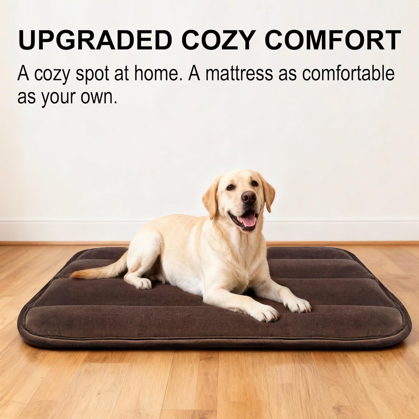 Dog Bed Mat – Soft & Comfortable Dog Kennel Pad for Crate – Durable Crate Bed & Mat for Dogs & Cats – Ideal for Crate, Kennel, and Home Use