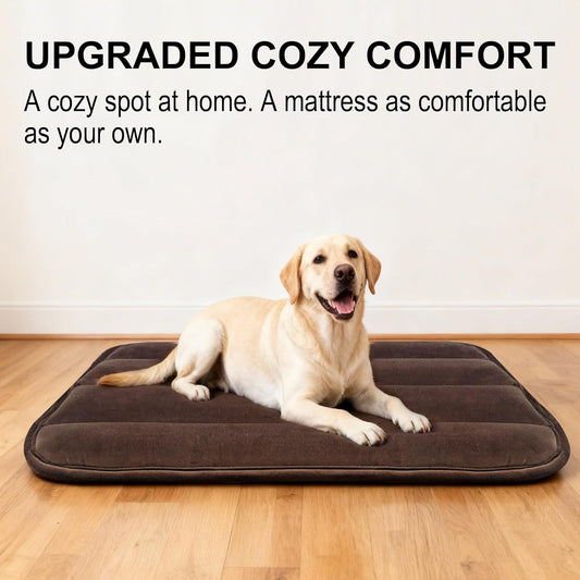 Dog Bed Mat – Soft & Comfortable Dog Kennel Pad for Crate – Durable Crate Bed & Mat for Dogs & Cats – Ideal for Crate, Kennel, and Home Use