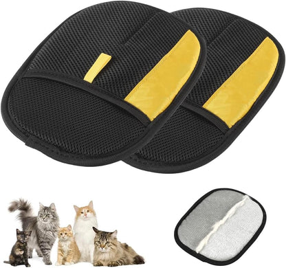 2025 Thickened Strong Pet Hair Removal Glove for Cats & Dogs, Electrostatic Gloves for Pet Grooming, Reusable Quick De-Shedding Gloves for Couch, Clothing, Carpet, Furniture, Car Seats (1pc)