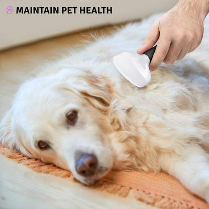 Poodle Pet Slicker Brush - For Dogs, Cats, Rabbits - Matted/Loose Fur, Knots - Suitable for Doodle/Goldendoodle Grooming and Shredding Short/Long Hair