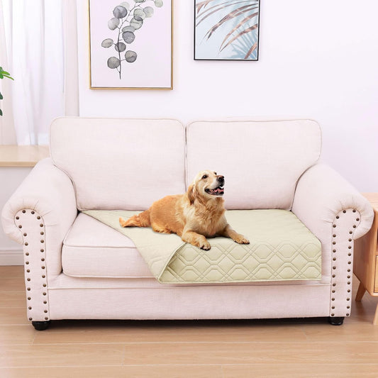 hyha Waterproof Dog Bed Blanket, Soft Pet Blankets, Waterproof Couch Cover for Dogs, Reversible Sofa Covers Washable for Furniture (30x70 Inch, Grey/Dark Grey)