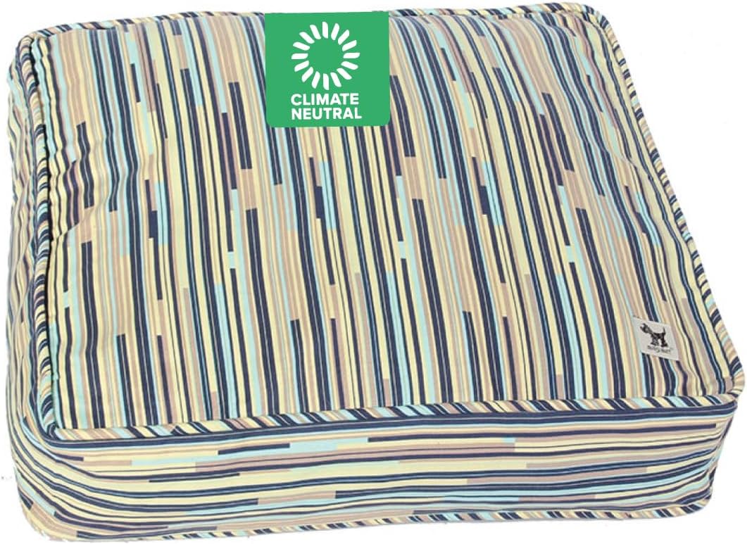 Molly Mutt Medium to Large Dog Bed Cover- Forever Young Print - Measures 27”X36”X5’’ - 100% Cotton - Durable - Breathable - Sustainable - Machine Washable Dog Bed Cover (Dd82b)