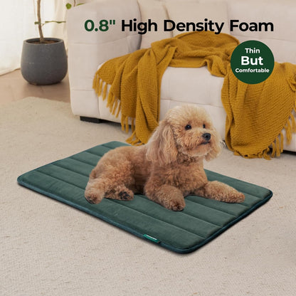 BALANCE Dog Crate Pad, Dog Foam Crate Mat Kennel Pad, Washable Water-Resistant Pet Bed Flat Dogs Cage Mat for Small Dogs