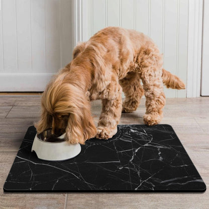 Dog Food Mats for Floors Absorbent, Pet Cat Food Mat - Quick Dry Dog Bowl Mats for Food and Water, Eco-Friendly Pet Supplies