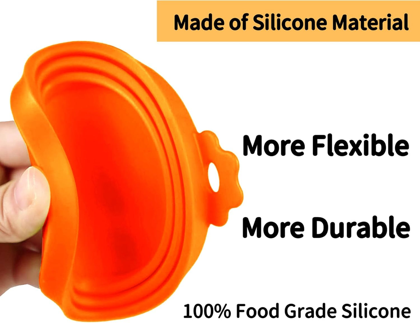 Lydia’s Deal Pet Food Can Covers 2-Pack, Thick Silicone Universal Can Lids for Dog & Cat Food, Fits 3oz/5.5oz/12oz, Airtight Seal, Durable & Dishwasher Safe, Easy Grip with Spoon (Blue & Orange)