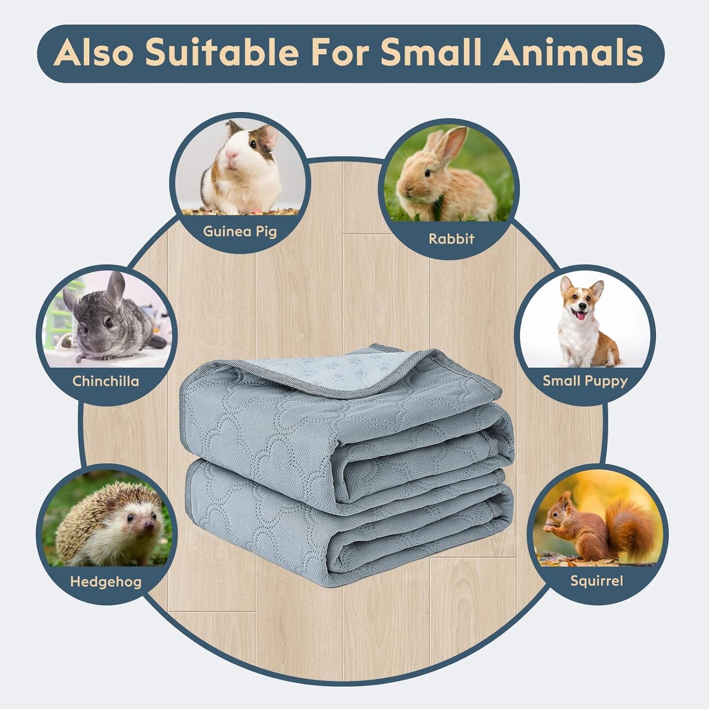FunFurry Washable Pee Pads for Dogs - 4 Pack Reusable Pee Pads，Waterproof Puppy Pads，Pet Training Pads，Super Absorbent with Dog Paw Shape Non-Slip Backing (Cream, 18" X 24" - 4 Pack)
